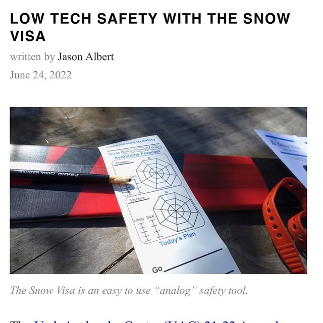 Backcountry skiing scene