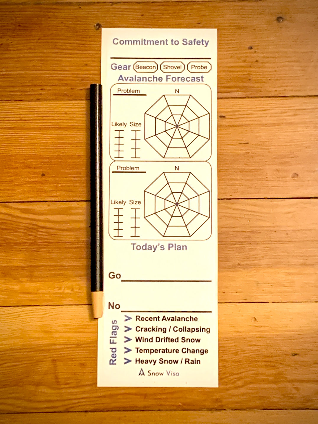 Double Snow Visa Sticker Kit